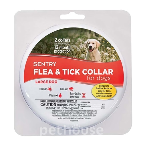 Sentry Flea & Tick Large Ошейник от блох и клещей для собак крупных пород