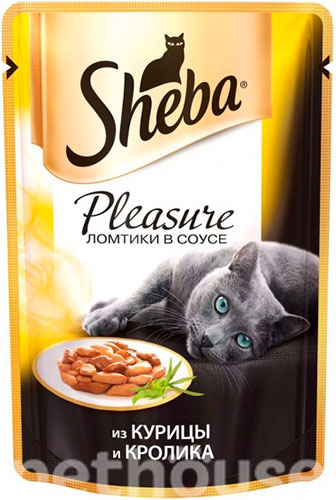 Sheba Pleasure з куркою та кроликом