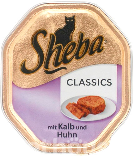 Sheba Classics с телятиной и курицей