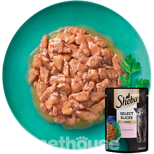 Sheba Select Slices с лососем в соусе, фото 3