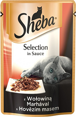Sheba Selection с говядиной в соусе