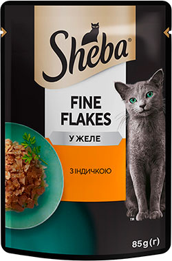 Sheba Fine Flakes з індичкою у желе