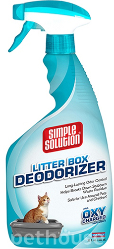 Simple Solution Cat Litter Box Deodorized - нейтрализатор запаха в кошачьих туалетах