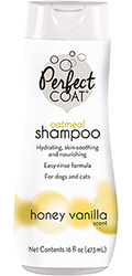 8in1 Perfect Coat Natural Oatmeal Shampoo Шампунь с овсяной мукой для собак и кошек