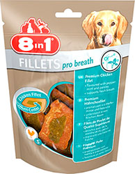 8in1 Fillets Pro Dental - лакомство для освежения дыхания у собак