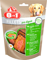 8in1 Fillets Pro Digest - ласощі для поліпшення травлення у собак