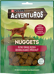 Adventuros Шматочки зі смаком дикого кабана для собак