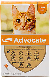 Bayer Advocate для кошек до 4 кг