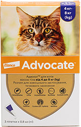Bayer Advocate для котів від 4 до 8 кг