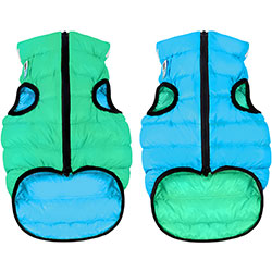 AiryVest Lumi Двусторонняя курточка для собак, мятно-голубая