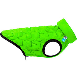 AiryVest UNI Двусторонняя курточка для собак, салатово-черная