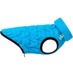 AiryVest UNI Двусторонняя курточка для собак, черно-голубая