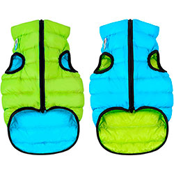 AiryVest Двусторонняя курточка для собак, салатово-голубая