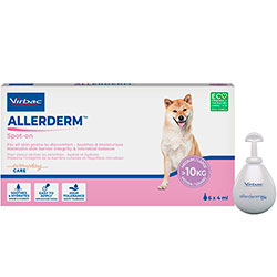 Allerderm Spot-On Капли на холку для кожи и шерсти собак весом более 10 кг