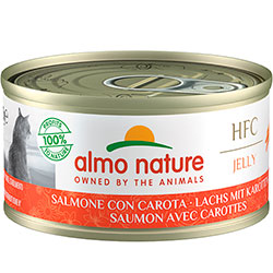 Almo Nature HFC Cat Jelly з лососем і морквою для котів