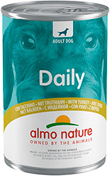 Almo Nature Daily Dog Cans з індичкою для собак
