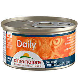 Almo Nature Daily Cat Ніжні шматочки з фореллю для котів