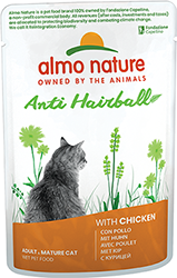 Almo Nature Holistic Functional Cat Anti Hairball с курицей для кошек, пауч