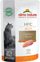 Almo Nature HFC Cat Jelly с курицей для кошек, пауч