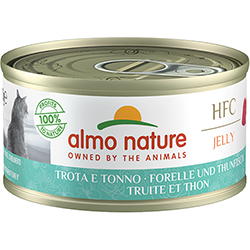 Almo Nature HFC Cat Jelly с форелью и тунцом для кошек