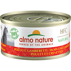 Almo Nature HFC Cat Natural с курицей и креветками для кошек
