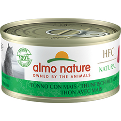 Almo Nature HFC Cat Natural з тунцем і кукурудзою для котів
