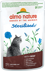 Almo Nature Holistic Functional Cat Sterilised з яловичиною для котів, пауч