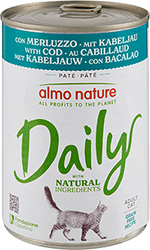 Almo Nature Daily Cat Cans с треской для кошек
