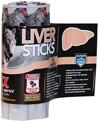 Alpha Spirit Liver Sticks - палочки с печенью для собак