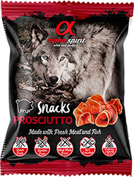 Alpha Spirit Prosciutto Snacks - лакомство с прошутто для собак