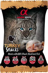 Alpha Spirit Cat Turkey Snacks Ласощі з індичкою для котів