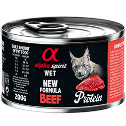 Alpha Spirit Cat Adult Beef Cans