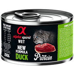 Alpha Spirit Cat Adult Duck Cans