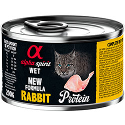 Alpha Spirit Cat Adult Rabbit Cans