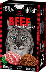 Alpha Spirit Cat Natural Snack Beef Лакомство с говядиной для кошек