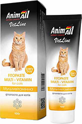 AnimAll VetLine Фітопаста мультивітамінна для котів