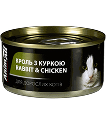 AnimAll Кролик с курицей для кошек