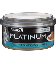 AnimAll Platinum Нежный паштет из тунца для кошек