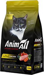 AnimAll со свежей курицей для кошек