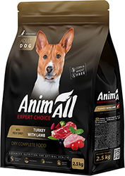 AnimAll зі свіжою індичкою та ягням для собак середніх порід