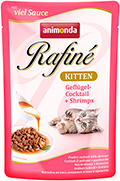 Animonda Rafine Soupe для котят, птичий коктейль с креветками