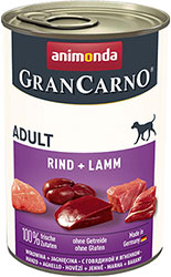 Animonda Gran Carno для собак, з яловичиною та ягням