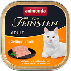 Animonda Vom Feinsten для кошек, птица и телятина
