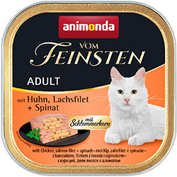 Animonda Vom Feinsten для котів, з куркою, лососем та шпинатом