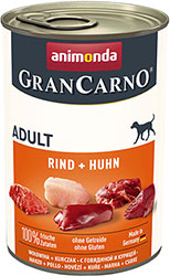 Animonda GranCarno для собак, з яловичиною та куркою