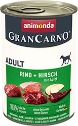 Animonda GranCarno для собак, з яловичиною, олениною та яблуком