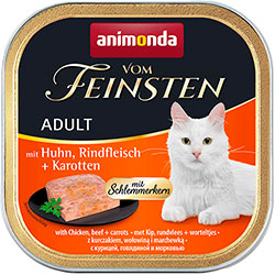 Animonda Vom Feinsten для котів, з куркою, яловичиною та морквою