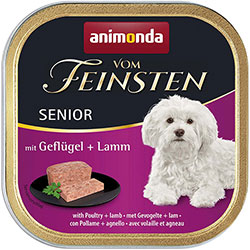 Animonda Vom Feinsten Senior для собак похилого віку, з птицею та ягням