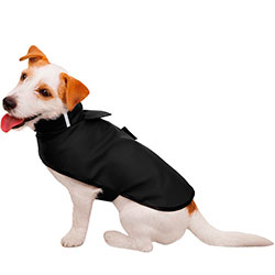 Barksi Textile Дощовик для собак, чорний