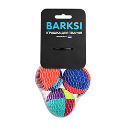 Barksi Набір м'ячів з дзвіночком для котів
